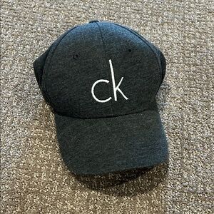 Calvin Klein Charcoal Gray Baseball Cap